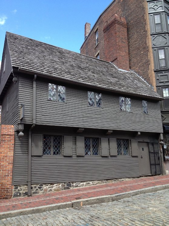 アメリカ・ボストンの歴史的な建物、ポールリビアの家